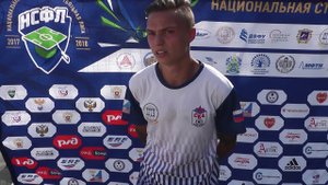 Андрей Наполов, футболист ДГТУ, после матча ДГТУ - СКГМИ (4:0).