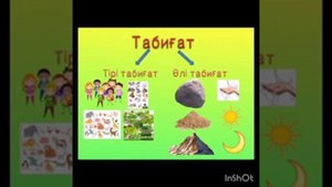 Өлі және тірі табиғат