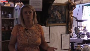 Русская печка в музее  Хлеба и вина  в Архипо Осиповке