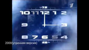 эволюция часов первого канала 1980 н.в.