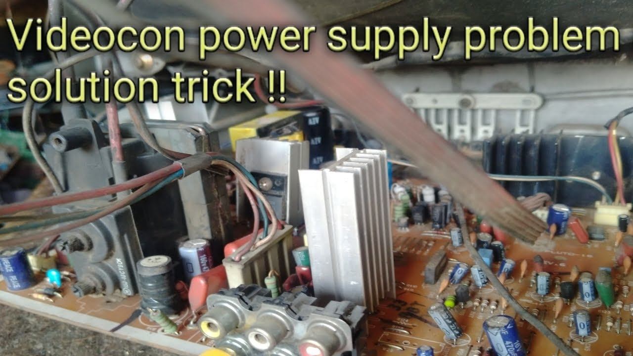 Videocon 20 inch TV power supply problem !! Videocon SMPS power supply problem !! смотреть онлайн