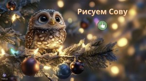Маленькие художники: Рисуем Сову - Детский образовательный мультфильм