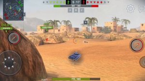 Tanks blitz. Бык Китайский коллекционный средний танк с рогами. Приобрел на распродаже, первый бой.