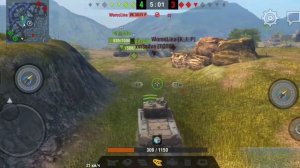 World of Tanks blitz. Танк Лидер Повстанцев превратился в Киборга при уходе с Tanks blitz. Бой.