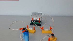 Измерение напряжения на различных участках электрической цепи