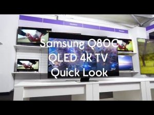 SAMSUNG QE55Q80CATXXU 55" Smart 4K Ultra HD HDR QLED TV with Bixby & Alexa - Quick Look
