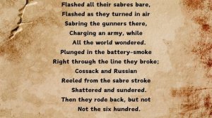 "The Charge of the Light Brigade" by Lord Alfred Tennyson in Power Pop (AI Crafted)