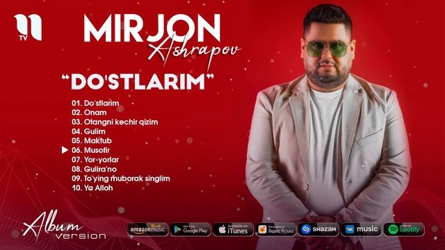Mirjon Ashrapov - Do'stlarim Nomli Albom Dasturi 2020