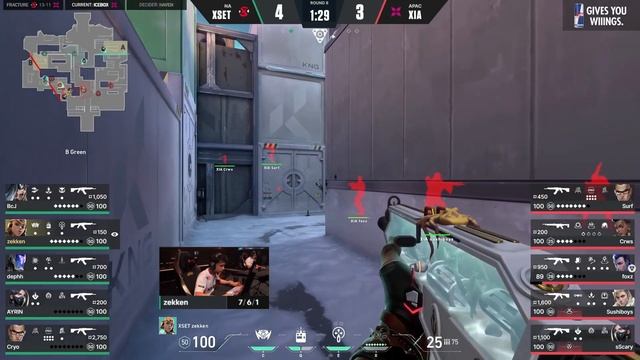 XSET Zekken vs XERXIA POV HIGHLIGHTS ! - Champions Istanbul