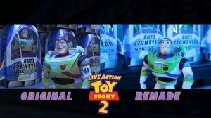 Live Action Toy Story 2 - Buzz Lightyear  Al's Toy Barn - Comparison
