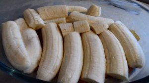 Постный банановый пирог