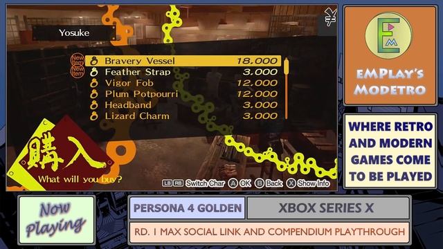 Persona 4 Golden - Xbox Series X - R1 MSLC Run - #89 - 6/4 - The Mega Beef Bowl Challenge смотреть онлайн