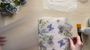 МК как сделать декоративную бумагу из салфеток