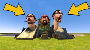 БОЛЬШАЯ АРМИЯ СКИБИДИ ТУАЛЕТОВ ЛЕТЯТ В ЯМУ - Garry s mod