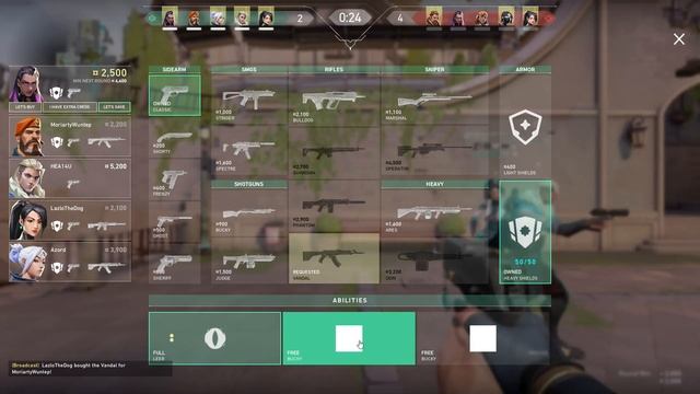 Valorant glitch fail in the buy menu... смотреть онлайн