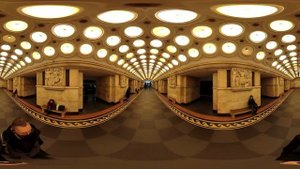 Электрозаводская. Московское Метро. 4К 360 VR Video. Moscow Subway.