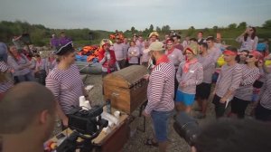 Корпоративный сплав "Пираты VS Корсары", Ока, Таруса - бекстейдж репортаж от Влада Шемардинова