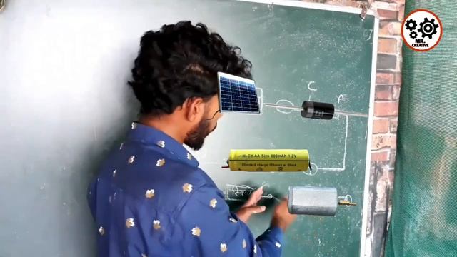 How To Charge Lithium-ion Battery With Solar Panel || How To Make Solar project || Mr Creative