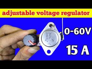 Adjustable Voltage Regulator Using 2N3055 Transistor/Electronic Work