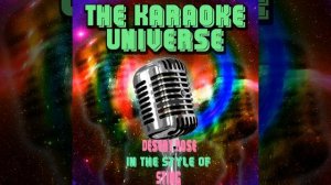 Desert Rose (Karaoke Version) (In the Style of Sting)