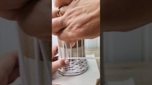 Подставка под шампанское на Новый год из бумажной лозы|Бесплатный мастер-класс от школы Lozamaster