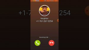 привет сосед звонок