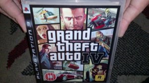Nostalgamer Unboxing Grand Theft Auto IV On Sony Playstation 3 UK PAL System Version
