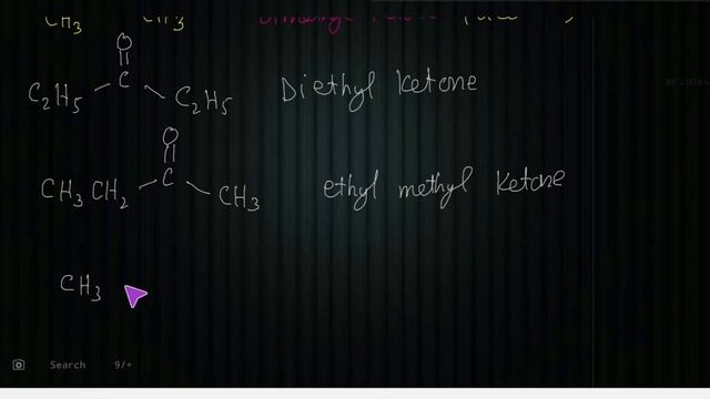 Ketones Common Nomenclature