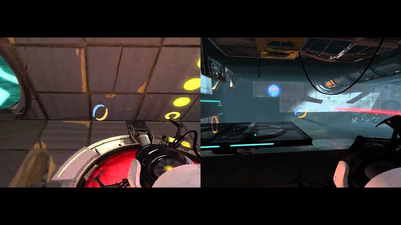 Portal 2 | sp_a2_laser_over_goo paths comparison смотреть онлайн