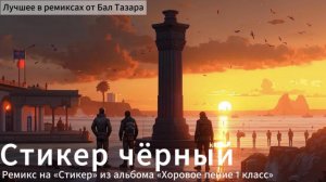 Стикер чёрный (стикеры ремикс)