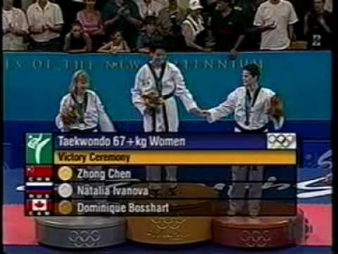 Dominique Bosshart 2000 Olympic Medal Ceremony смотреть онлайн