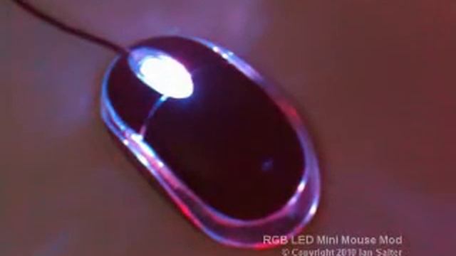 RGB Rainbow LED Mouse Mod