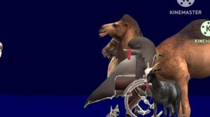 Goat simulator MMO У нашей коровы телёнок родился!