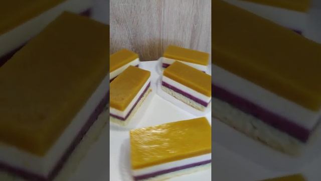 Нарезное муссовое пирожное.