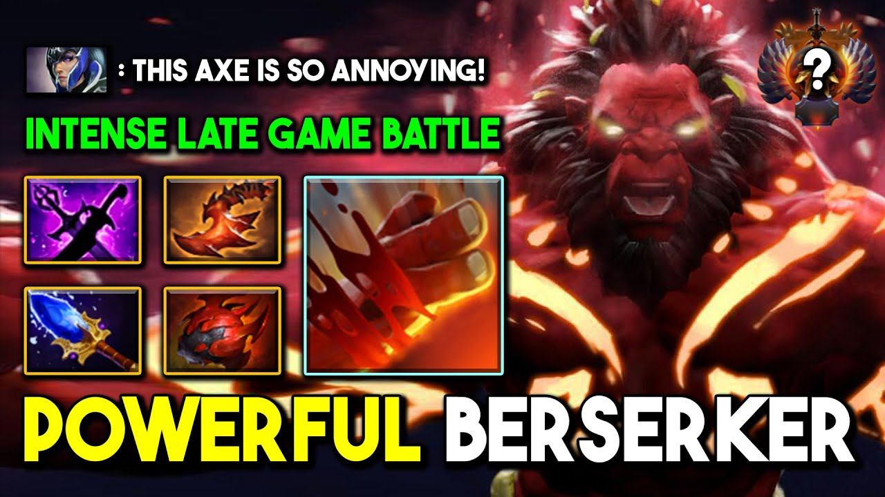INTENSE LATE GAME RAID BOSS Axe Aghs Scepter + Overwhelming Blink Powerful Berserker 7.34e DOtA 2 смотреть онлайн