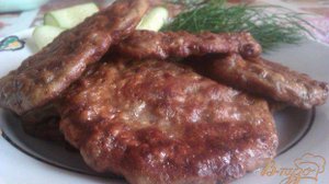 Печеночные блинчики