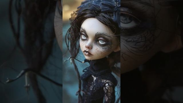 PORCELAIN DARK DOLL