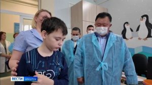 Интерактивную сенсорную комнату открыли в Иркутской областной детской больнице
