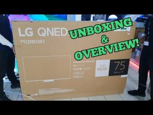 LG QNED81 Series 75" 4K UHD Smart TV (2023) | Unboxing and Overview!💯🔥