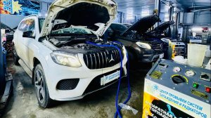 МЕРСЕДЕС GL GLS GLE ML 166 167 E213 промывка системы охлаждения от СИЛИКАГЕЛЯ с гарантией -