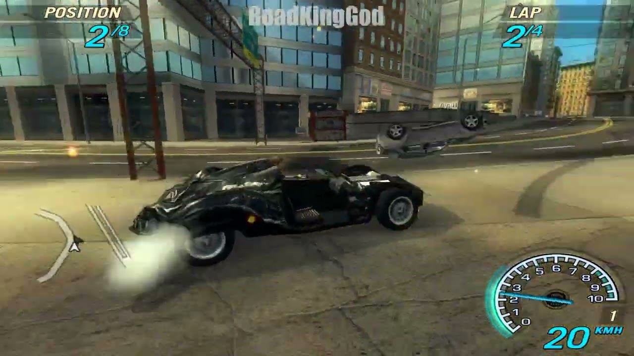 FlatOut 2, but the cars are getting pulled towards me - part 2 смотреть онлайн