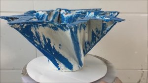 CEMENT  IDEAS Flower pot making  Cool craft with cement