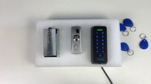 Видеообзор Комплект СКУД Ps-Link KIT-K33EM-350 / кодовая панель / RFID / замок 350