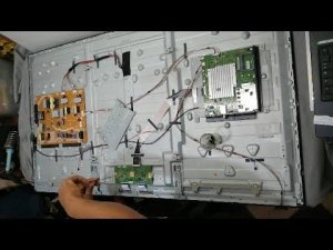 PANASONIC  TX 55DX600E PROBLEM NO IMAGE LED ROUGE  problem backlight