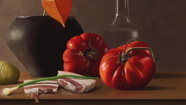 © Натюрморт с помидорами. 28.05.2024 смотреть онлайн