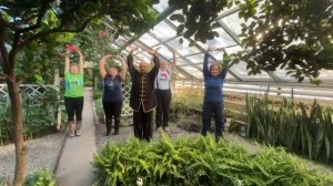 Цигун гимнастика в Забайкальском Ботаническом саду