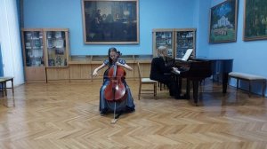 И.С.Бах "Ариозо" А.Айвазян. "Концертный этюд"
Виолончель: Злата Леонова