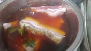 ПЕРЕСОЛЕНОЕ МЯСО 🍖 ЧТО ДЕЛАТЬ? Грудинка в луковой шелухе🍥👍