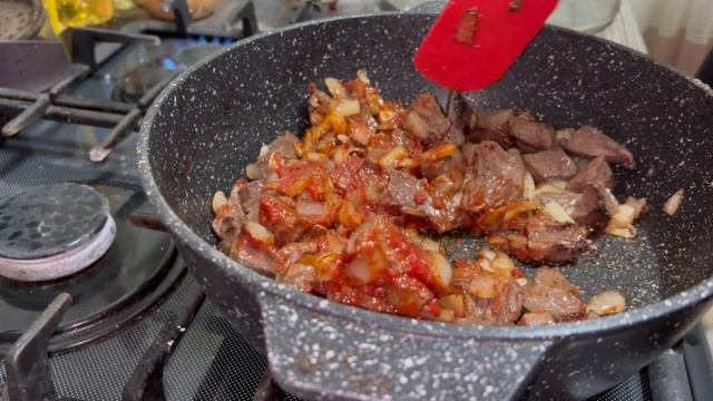вкуснейшее чашушули из говядины #еда #рецепты #вкусно #блюдаизговядины