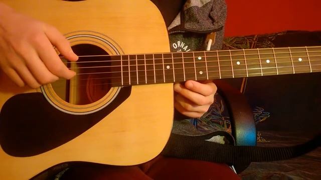 Красивая мелодия на гитаре! Для начинающих  РАЗБОР смотреть онлайн